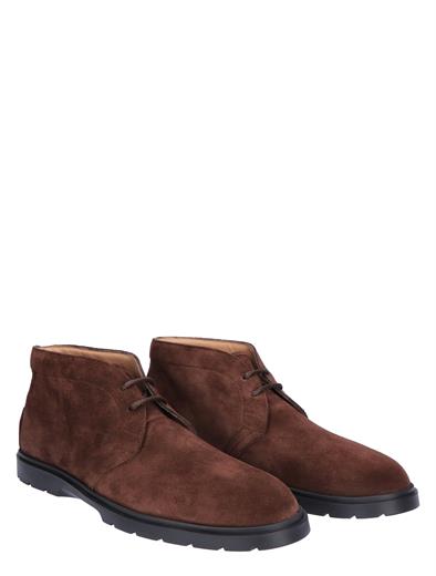 Tods Dessert Boot in Suede Marrone Africa