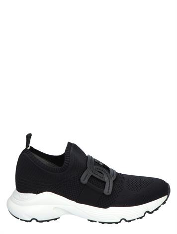 Tods Hoogfront Slipon Stretch Black 