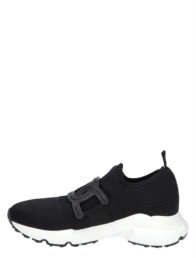 Tods Hoogfront Slipon Stretch Black 