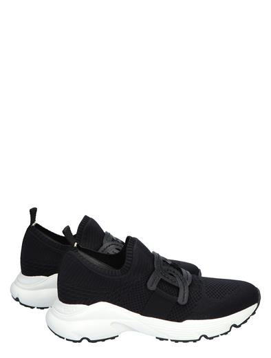 Tods Hoogfront Slipon Stretch Black 