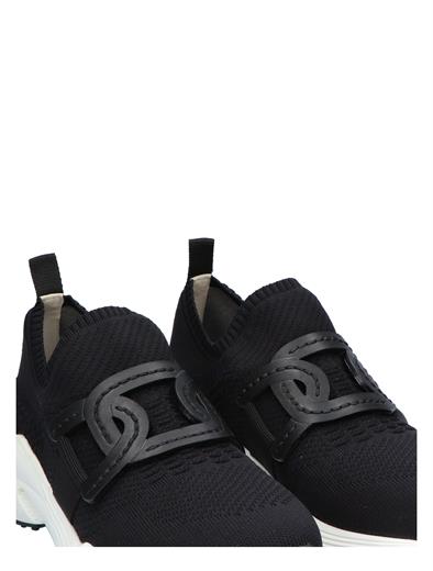 Tods Hoogfront Slipon Stretch Black 