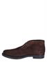 Tods Short Ankle Boot in Suede Brown