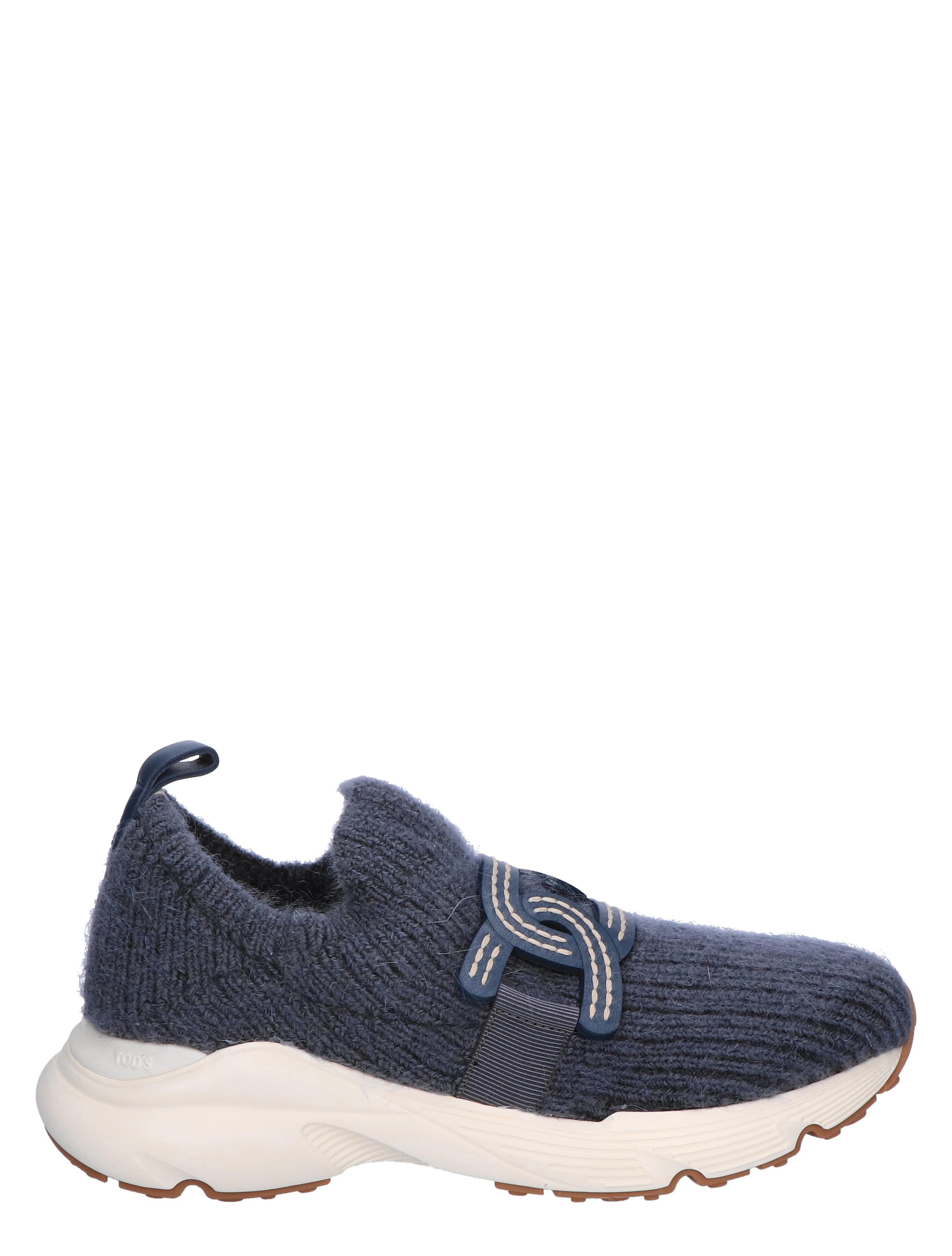 Tods Slip On Stretch Blue Sneakers