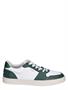 Tods Sneakers in Leather White Green