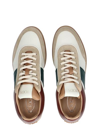 Tods Tabs Sneakers Beige Green