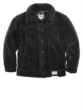 UGG Frankie Sherpa Trucker Jacket Black