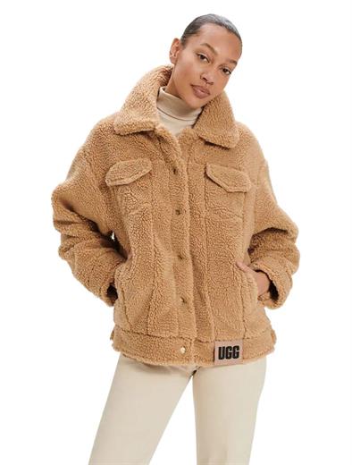 UGG Frankie Sherpa Trucker Jacket Camel