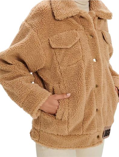 UGG Frankie Sherpa Trucker Jacket Camel