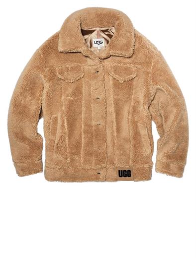 UGG Frankie Sherpa Tucker Jacket Camel