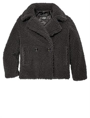 UGG Gertrude Short Teddy Coat Ink