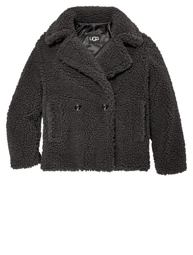 UGG Gertrude Short Teddy Coat Ink