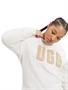 UGG Madeline Fuzzy Logo Crewneck Nimbus Sand