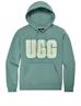 UGG Rey Fuzzy Logo Deep Ice