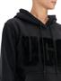 UGG Rey Fuzzy Logo Hoodie Black