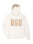 UGG Rey UGGfluff Logo Hoodie Nimbus Sand