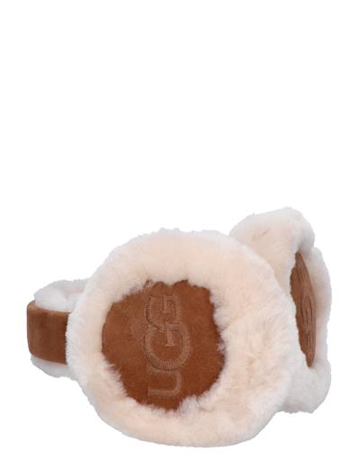 UGG Sheepskin Embroidery Earmuff Chestnut