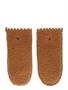 UGG UGGfluff Scalloped Mitten Chestnut