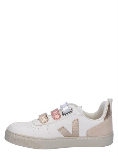 Veja Small V-10 Multico White Shiny