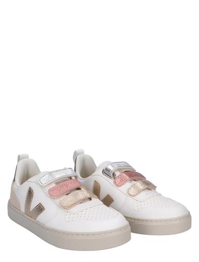 Veja Small V-10 Multico White Shiny