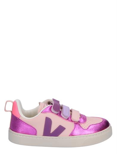 Veja V-10 Chromefree Leather Kids Multico Petale