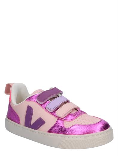 Veja V-10 Chromefree Leather Kids Multico Petale