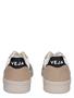 Veja V-10 Chromefree Leather Women White Black Sahara