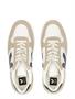 Veja V-10 Chromefree Leather Women White Black Sahara