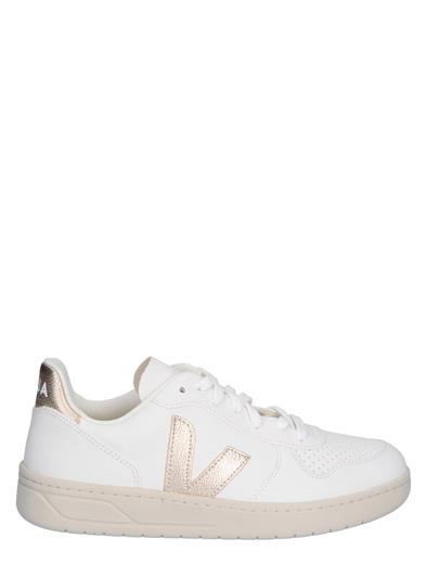 Veja V-10 Chromefree Leather Women White Platine