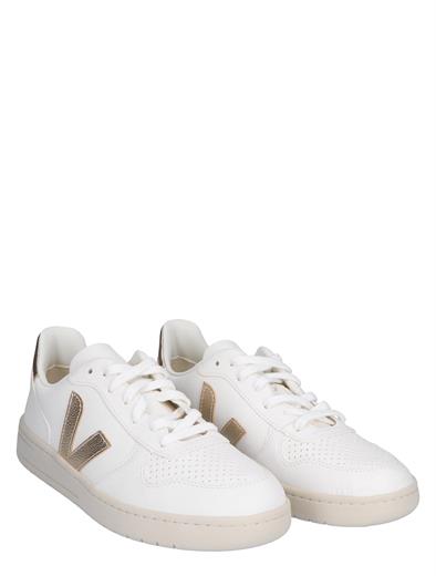 Veja V-10 Chromefree Leather Women White Platine